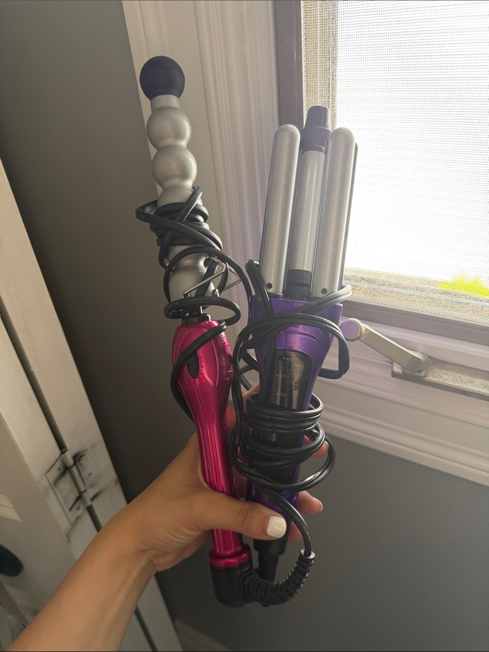 BedHead Pink and Purple Curling Wands Set